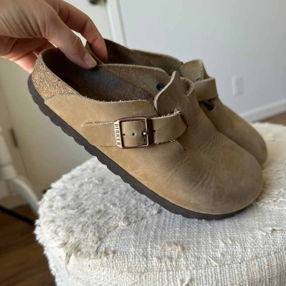 Birkenstock Boston Suede Leather Clogs Woman's Size 36 - US Size L5